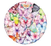 Watercolor Butterfly Vinyl Stickers, 50 PCS Pastel Butterfly Illustration Decals for Laptops, Scrapbooking, Journals, Water Bottles, Phones, Notebooks & DIY Decor