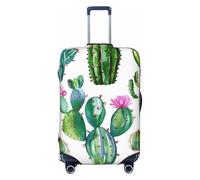 Watercolor Cactus Luggage Cover Elastic Suitcase Protector Ftis 29-32 Inch Suitcase Cover for Luggage