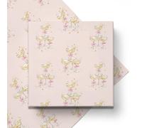 Watercolor Champagne Tower Wedding Wrapping Paper, Thick 120GSM Folded Kraft Wrapping Paper Sheets, Blush Pink Gift Wrap for Bridal Shower & Bachelorette, "Pop The Bubbly" Celebration
