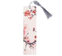 Watercolor Cherry Blossoms Metal Retro Lace Bookmarklet
