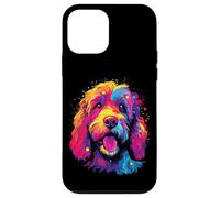 Watercolor Colorful Labradoodle Dogs Case for iPhone 12 mini
