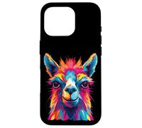 Watercolor Colorful Llama Case for iPhone 16 Pro