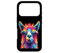 Watercolor Colorful Llama Case for iPhone 17 Pro