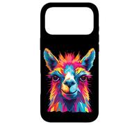 Watercolor Colorful Llama Case for iPhone 17 Pro Max