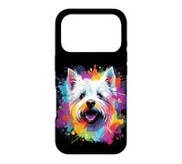 Watercolor Colorful West Highland White Terrier Dog Case for iPhone 17 Pro