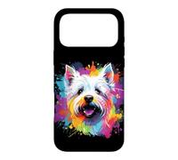 Watercolor Colorful West Highland White Terrier Dog Case for iPhone 17 Pro Max