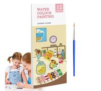 Watercolor Coloring Books - Girls Small Coloring Books Paint Pads | Goodie Bags Fillers for Boys, Girls, Kids, Toddler