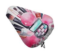 Watercolor Cosmetic Bike Seat Rain Cover Waterproof Dustproof Bikes Saddle Cushion Soft Bicycle Seat Pad Covers with Drawstring for Men Women