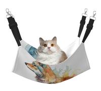 Watercolor Dog Printed Pet Hammock - Sleeping Hammock For Cats, Rabbits, Ferrets, Puppies, Small Animals