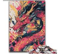 Watercolor Dragon JigsawPuzzle 2000 Pieces for Teenagers, Educational Games Home Decoration Birthday Present, Gifts, Wall Art (70x100cm)