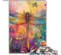 Watercolor Dragonfly Puzzles 2000 Pieces for Teenagers, Challenging Game for Is Ideal As A Gift for The Whole Family (70x100cm)