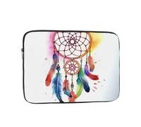 Watercolor Dream Catcher Laptop Sleeve Bag 13 Inch, Waterproof Shockproof Laptop Case Bag Computer Skin Bags Lightweight Tablet Carrying Case