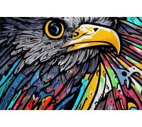 Watercolor Eagle Jigsaw Puzzles for Adults 1200 Pieces Educational Toys Challenging Game 1200 Piece Puzzles for Adults for The Whole for Women Gifts for Men