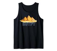 Watercolor Egyptian Giza Pyramids Travel Egypt Tank Top