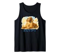 Watercolor Egyptian Sphinx Travel Egypt Souvenir Tank Top