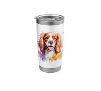 Watercolor English Springer Spaniel Stainless Steel Insulated Tumbler