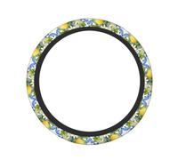 Watercolor Ethnic Fruit Lemon Steering Wheel Cover