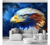 Watercolor Fantasy Animals Bald Eagle Wallpaper Mural, Non-Woven Print Photo Wallpaper - Wall Mural Poster for Office Living Room Study Decor, 157 x 110 inch (W x H)