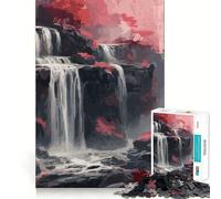 Watercolor Farm Landscapes Jigsaw Puzzles for Adults 1000 Think Boost Game Precise Interlock Structure Easy to Learn Family Enjoyment (50x75cm)