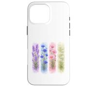 Watercolor Floral Bouquet Wildflower Garden Art Case for iPhone 16 Pro Max