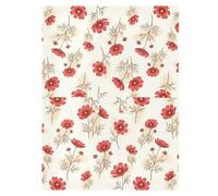 Watercolor Flower Cream Car Seat Canopy, Light Multi-Use Cover
