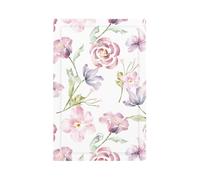 Watercolor Flowers Modern Single-Gang Switch Wall Plate â€“ Premium Pc Material Decorative Cover with Full-Panel Printed Design, Easy Installation for Residential & Commercial Use