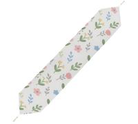 Watercolor Flowers Table Runner for Dining Table, Short Plush Runners Washable & Durable Tablerunner Modern Home Decor for Wedding, Kitchen, Holiday 200*33cm