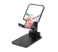 Watercolor flowers with dragonfly Cell Phone Stand for Desk Angle Height Adjustable Cell Phone Holder Folding Desktop Phone Stand Portable Cellphone Cradle Desktop Dock Compatible with All Phones