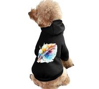 Watercolor Flute Music Dog Hoodie Shirts Pet Clothes for Small Puppy Cat Costume XS