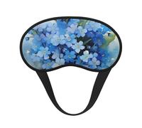 Watercolor Forget Me Not Flowers, Full Eye Covers Light Blocking Eye Masks Blackout Sleep Eye Muffs