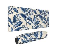 Watercolor Forget Print Mouse Pad Large Mouse Pad for Desk, Non-Slip Gaming Mousepad 12x31.5in