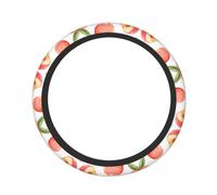 Watercolor Fruit Peach Steering Wheel Cover