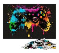 Watercolor Game Jigsaw Puzzles for Adults 1000 Impossible Jigsaw Puzzles for Adults for Teenagers, Family Game Night, Brain-Challenging Gift Idea 26X38CM/10.23x14.96inch