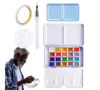 Watercolor Games, Water Painting Set | Portable Watercolor Paint Set, Watercolor Paint Set With 20 Colors, Professional Art Supplies For Artists And