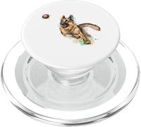 Watercolor | German Shepherd for Alsatian Dog Owners PopSockets PopGrip for MagSafe