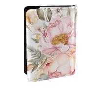 Watercolor Golden Doodle Printed Passport Holder,Travel Pu Leather Passport Cover Case Organiser for Men Women,6.5 Inch