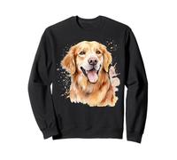 Watercolor Golden Retriever Sweatshirt