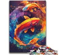 Watercolor Goldfish Puzzles for Teenagers Teens 2000pc Puzzle,Challenging Family Activity Games DIY Toy for Home Wall Decor Gifts (70X100cm)