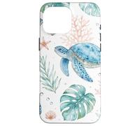 Watercolor Honu Sea Turtle - Tropical Beach Coastal Boho Case for iPhone 16 Pro Max