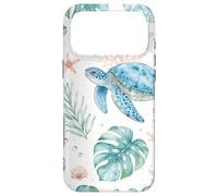Watercolor Honu Sea Turtle - Tropical Beach Coastal Boho Case for iPhone 17 Pro Max
