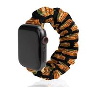 Watercolor Italian Lasagna Funny Stretch Bands Compatible with IWatch Replacement Smart Watch Strap