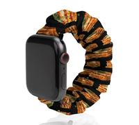 Watercolor Italian Lasagna Funny Stretch Bands Compatible with IWatch Replacement Smart Watch Strap