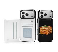 Watercolor Italian Lasagna Printed Flip Phone Cases Compatible with iPhone 17