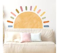 Watercolor Large Sun Wall Decal Boho