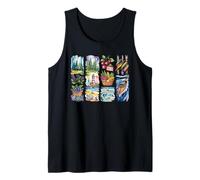 Watercolor Nature Outdoor Summer Collection Tank Top