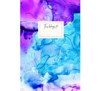 Watercolor neon purple and blue Journal: Notebook, Lined, 100 Pages, 6 x 9 Inches: Diary, notebook, personal journal. Use for school, home, work or ... basic lined notebooks 6 X 9 inch, 100 pages)