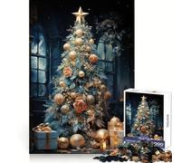 Watercolor Noel Jigsaw Puzzles 1000 Piece for Adults Intellectual Fun Calm Distraction Sharp Cut Thoughtful Gift (38x52cm)