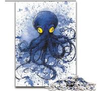 Watercolor Octopus Puzzles 1000 Pieces for Teenagers, Challenging Game And Family Play Birthday Present, Gifts, Wall Art (26x38cm)