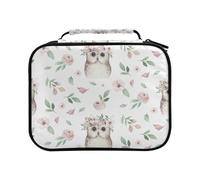 Watercolor Owl Bird Colored Pencil Bag Large Capacity Pencil Case for Colouring Pencils Pen Bag Marker Organizer