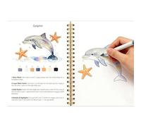 Watercolor Paint Book,Funny Smooth Writing Spiral Binding | Watercolor Practice Book Drawing Supplies - for Boys Girls School Classroom Home Office Travel Birthday Party Favors